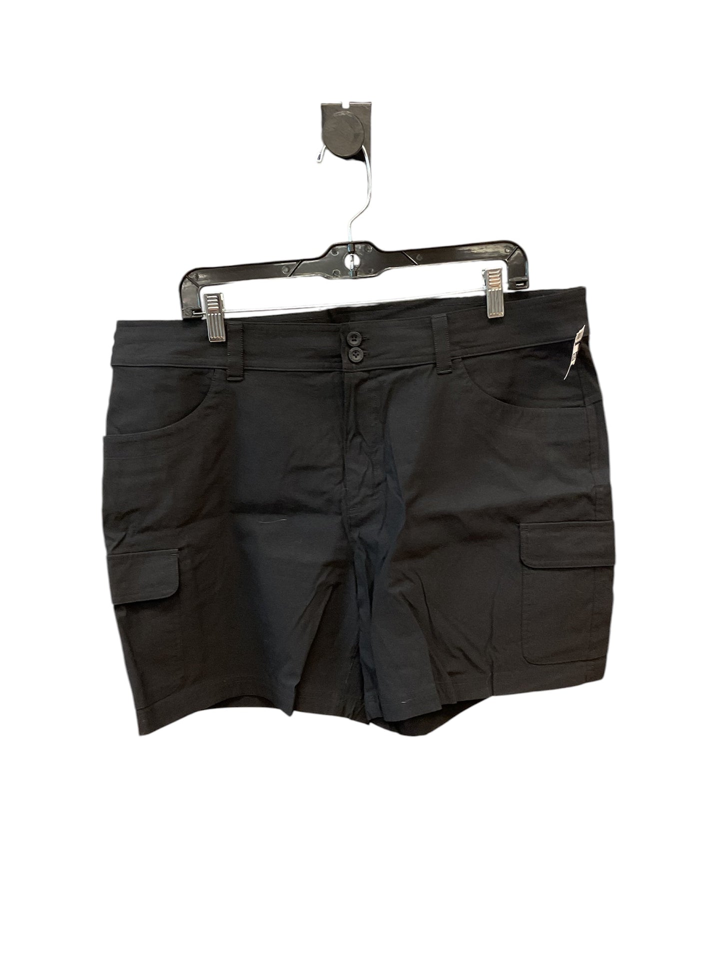 Shorts By Eddie Bauer In Black, Size:16