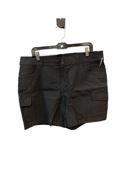 Shorts By Eddie Bauer In Black, Size:16