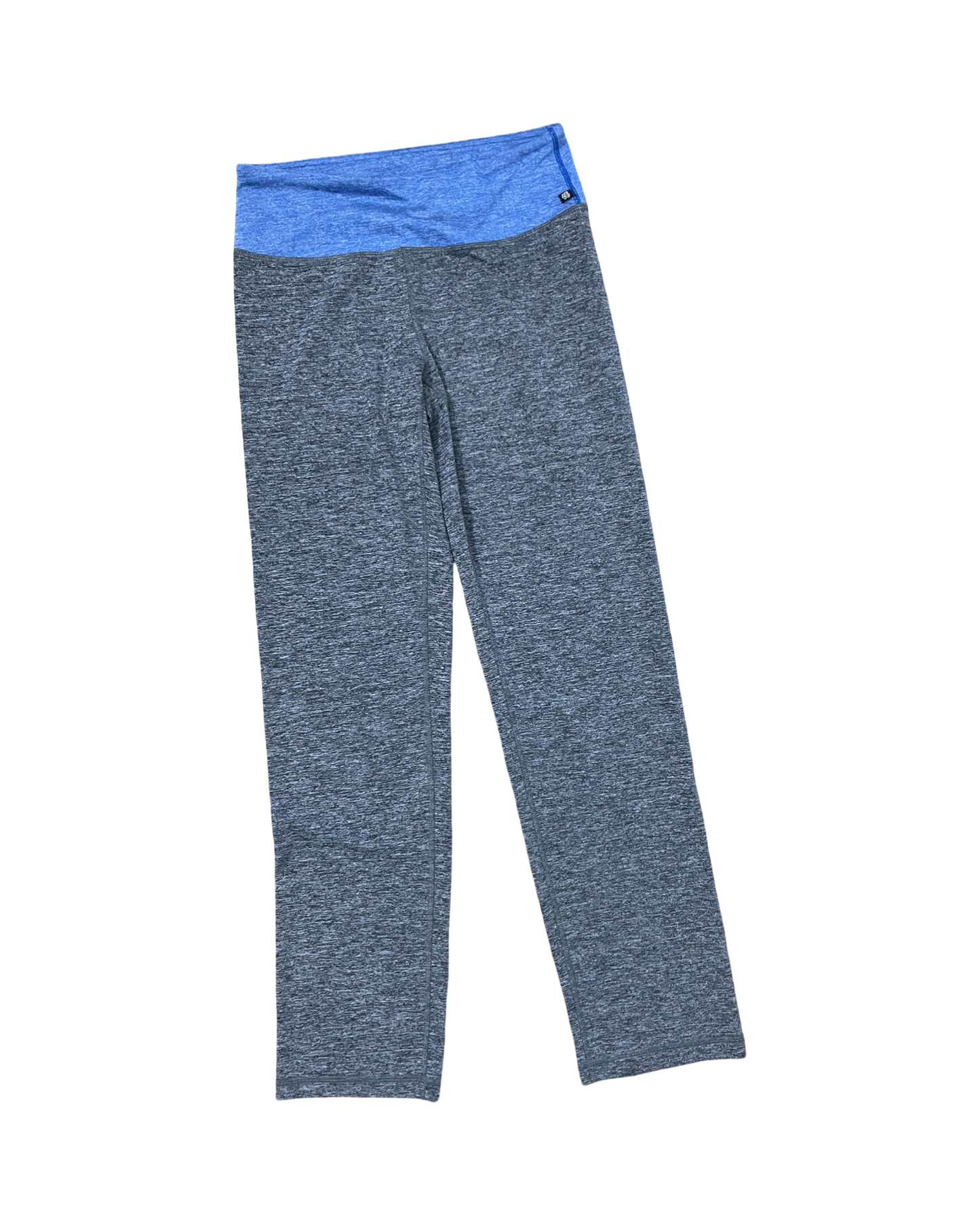 Athletic Leggings By Clothes Mentor In Blue & Grey, Size:M