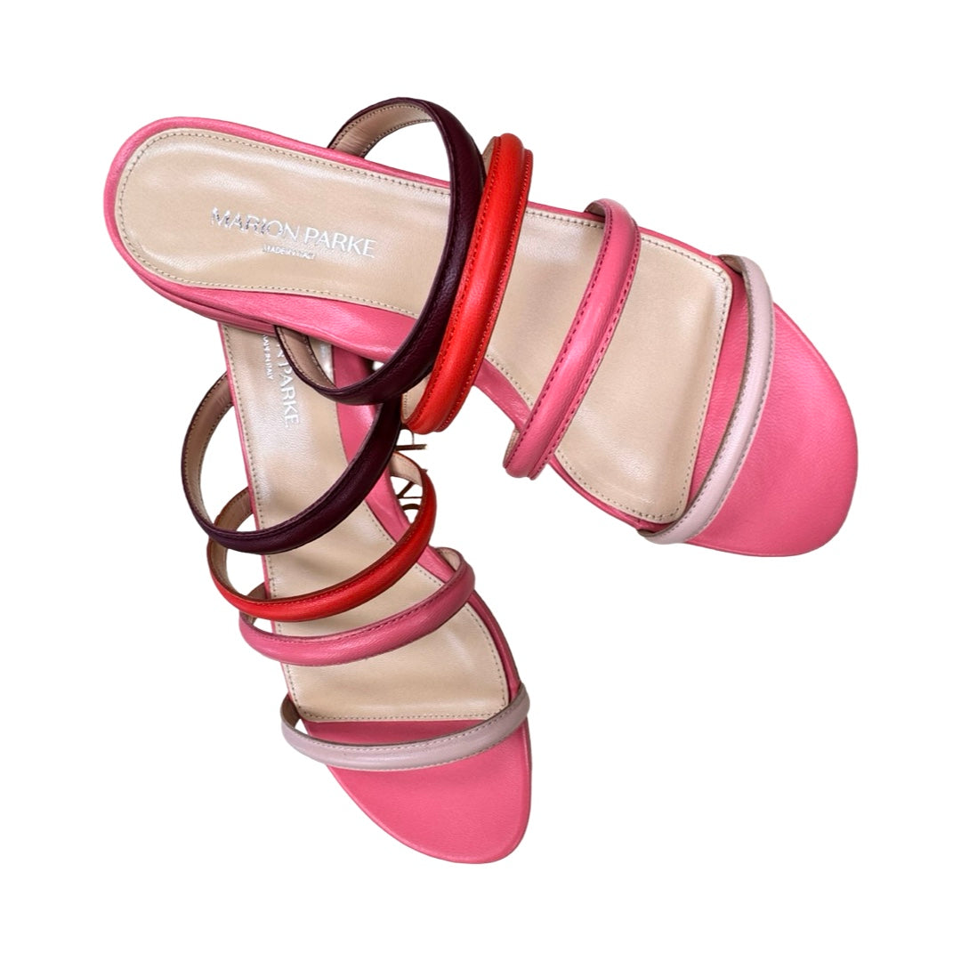 Sandals Designer By Marion Parke In Multi, Size:9.5 (EU40)