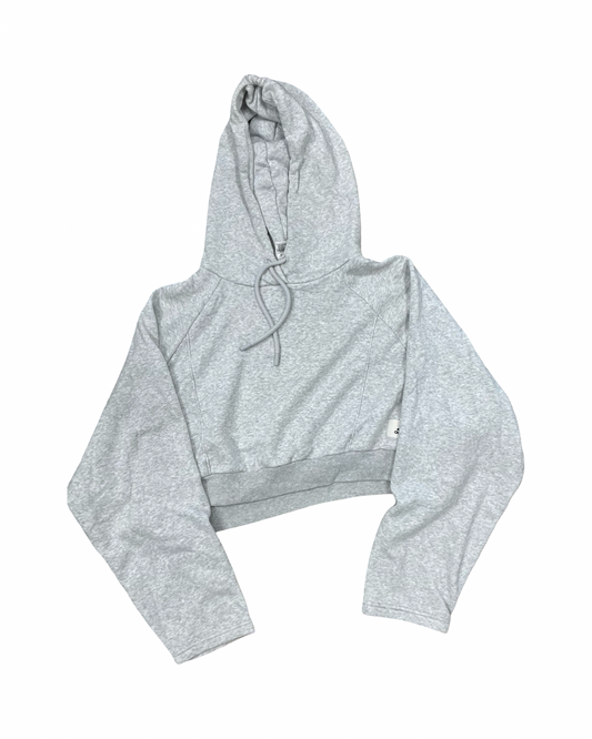 Sweatshirt Hoodie By Adidas In Grey, Size:L