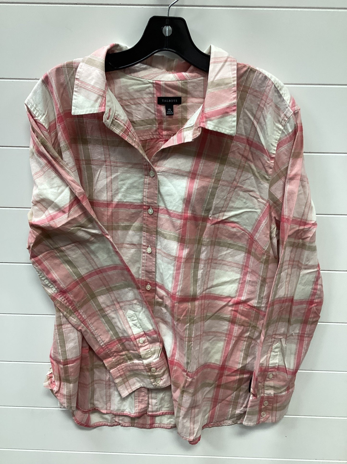Top Ls By Talbots In Pink, Size:Xl