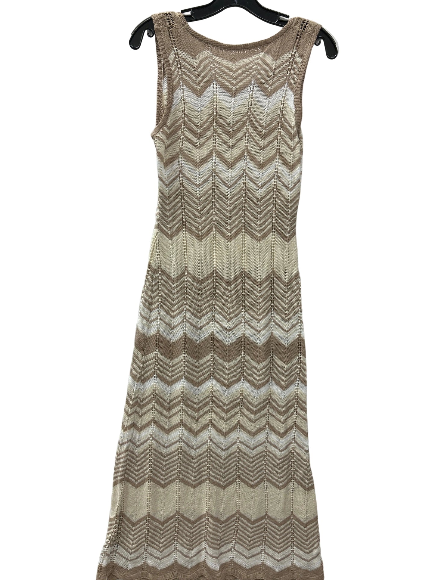 Dress Casual Maxi By Clothes Mentor In Cream, Size:L