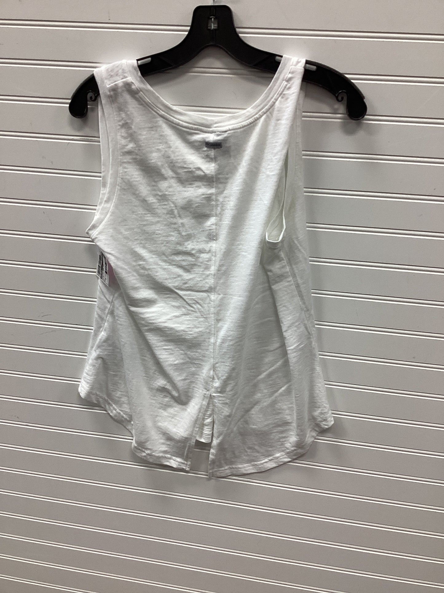 Athletic Tank Top By Columbia In White, Size:M
