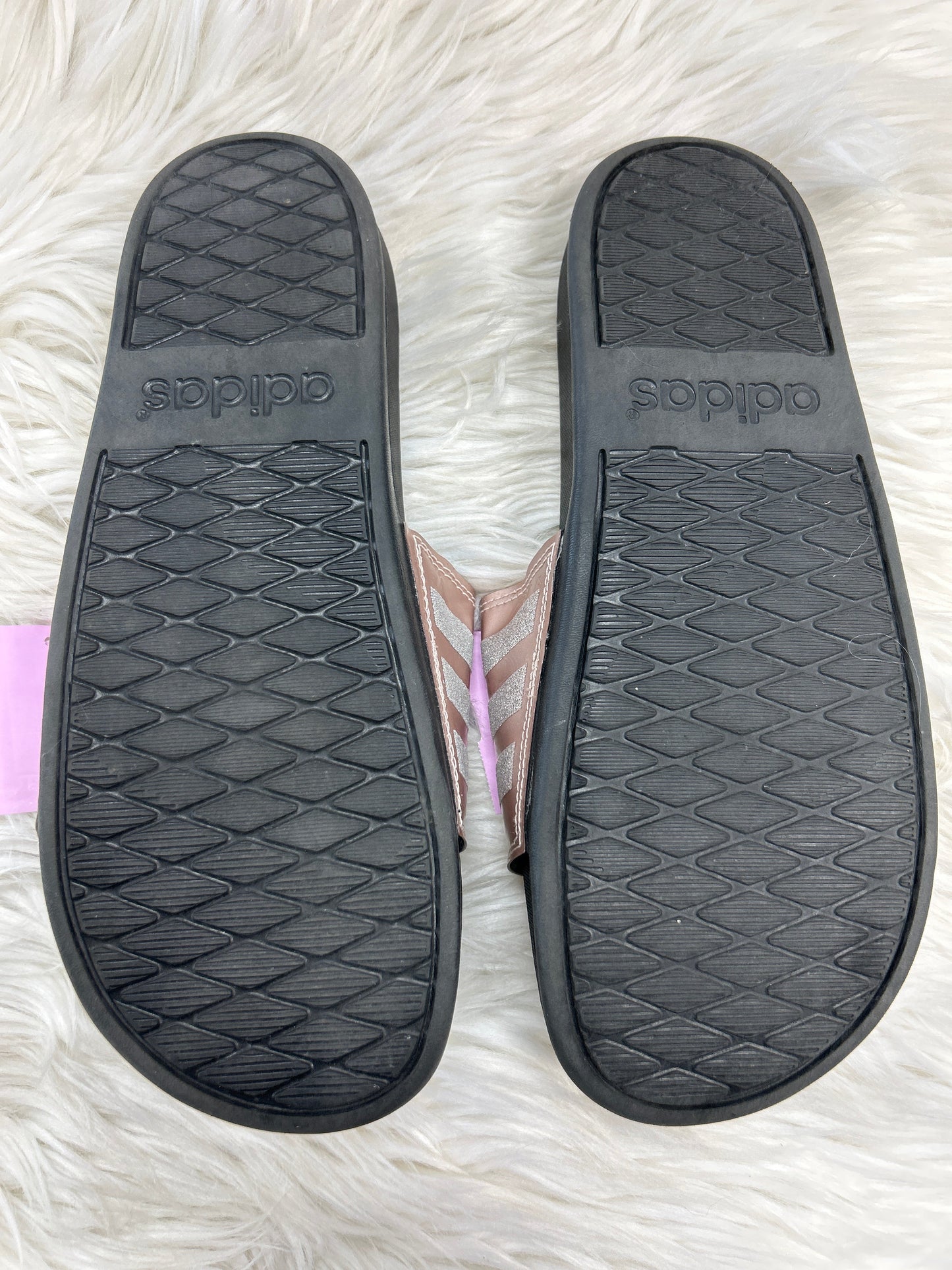 Sandals Flats By Adidas In Pink, Size:9