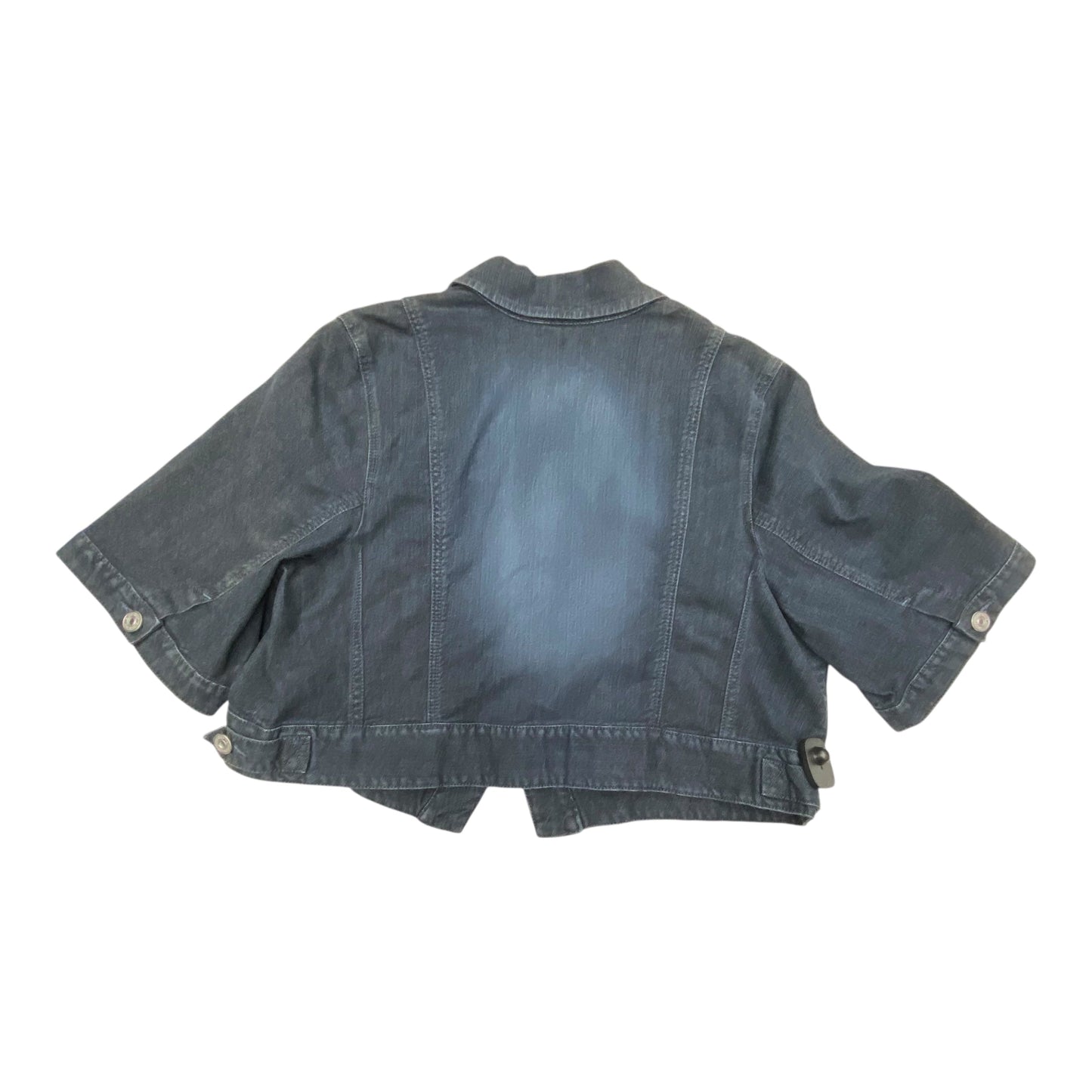 Jacket Shirt By Lane Bryant In Blue Denim, Size:24