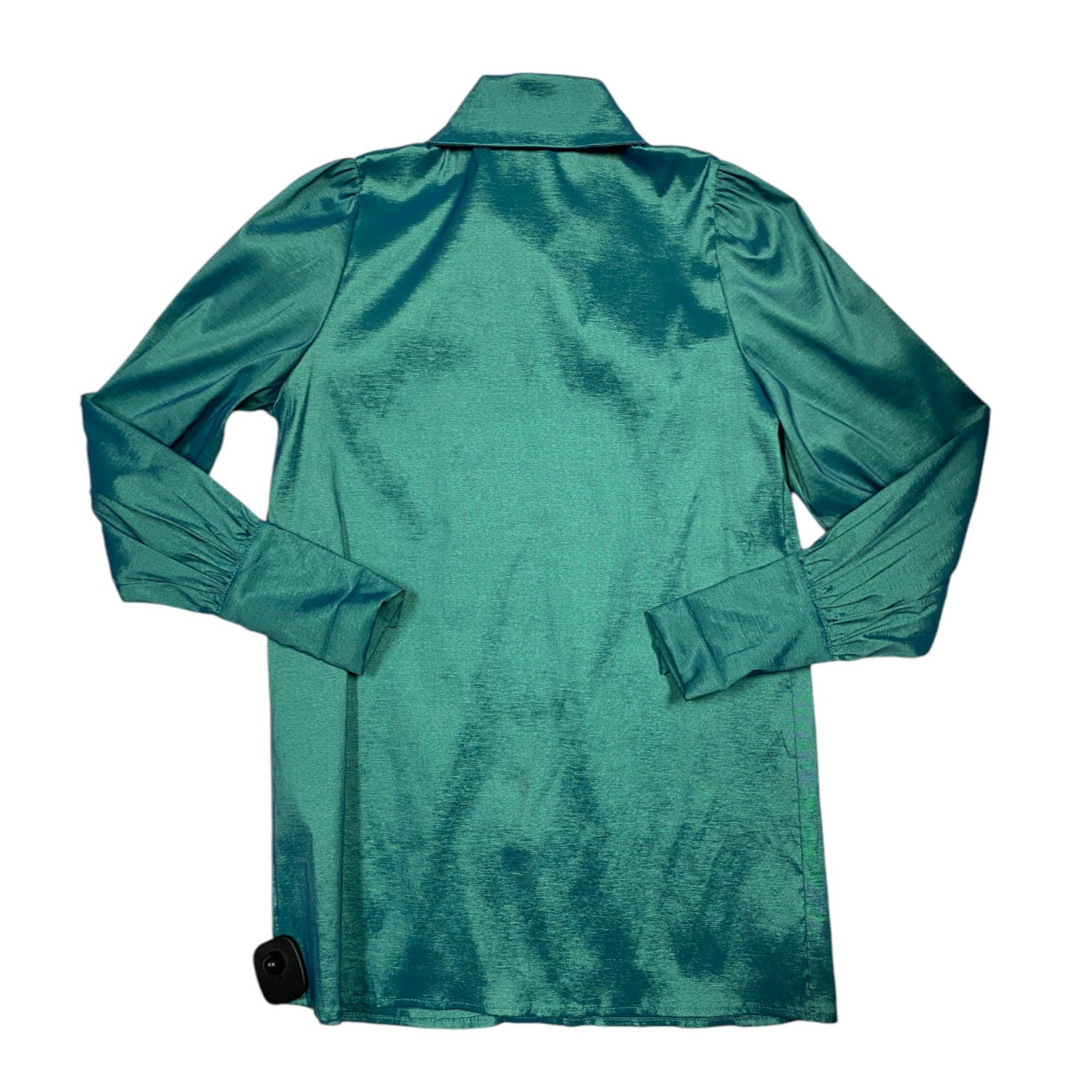 Blouse Long Sleeve By Clothes Mentor In Teal, Size: S