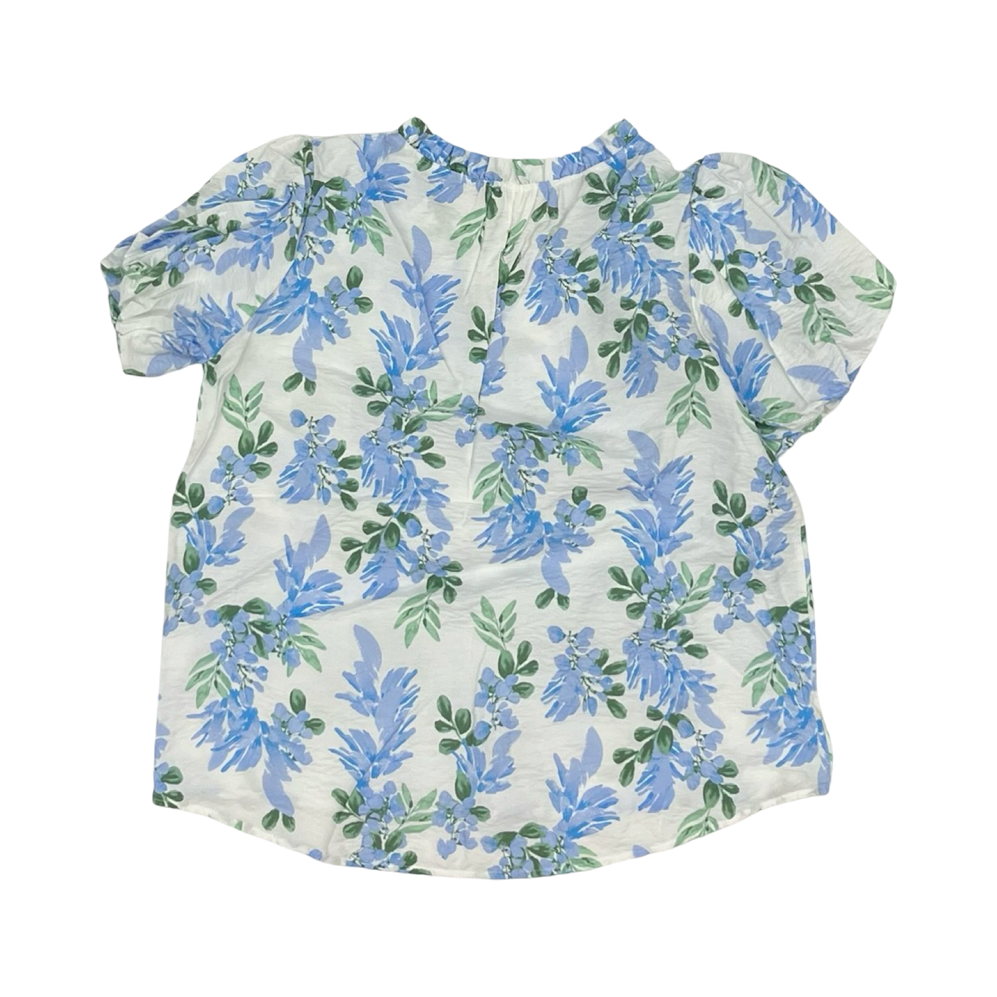 Blouse Ss By Les Amis In Blue & White, Size:S