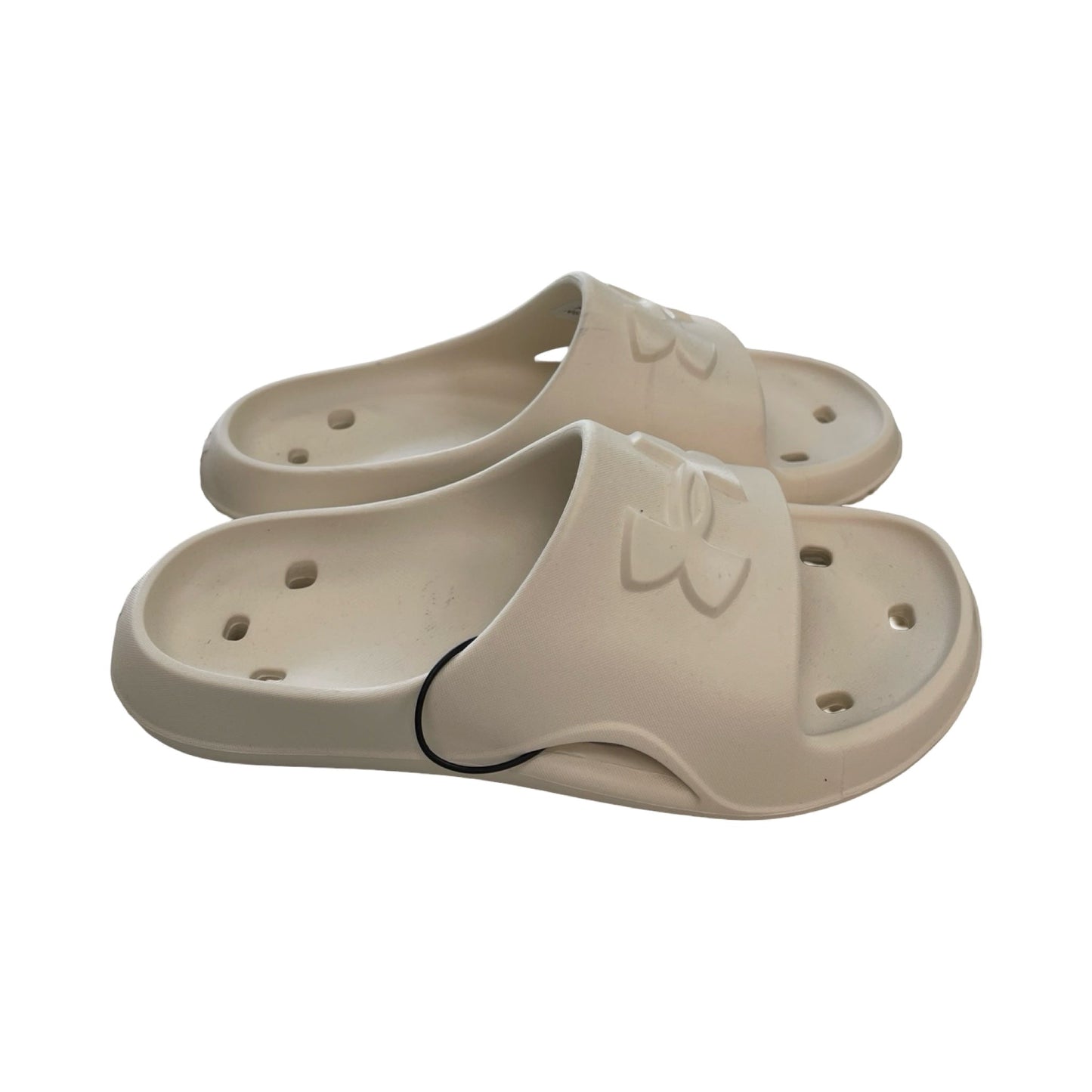 Sandals Flats By Under Armour In Cream, Size:6