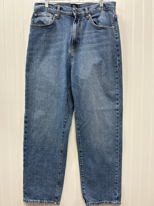 Jeans Straight By Bdg In Blue Denim, Size:14