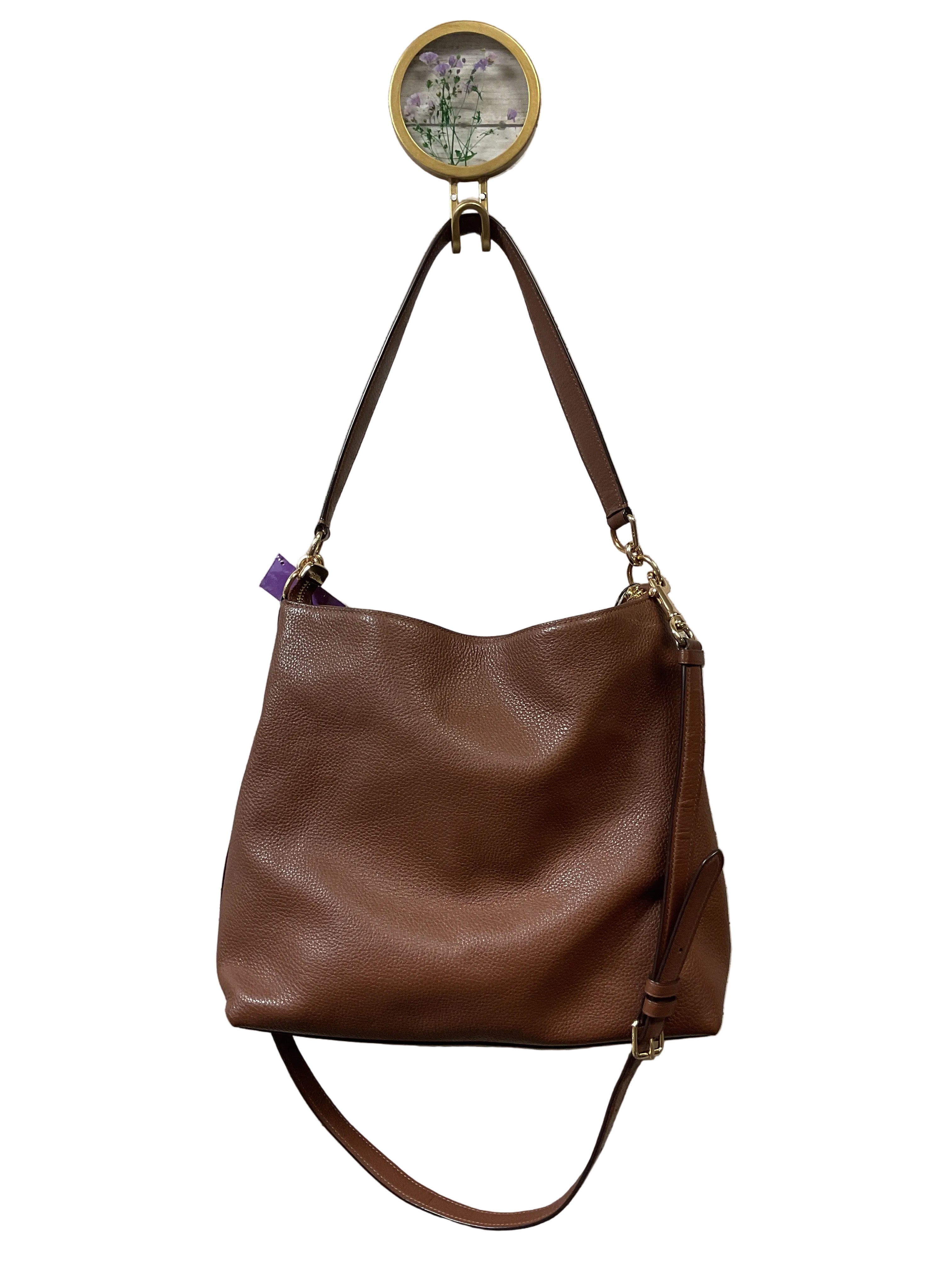 Handbag Designer By Coach In Brown, Size:Medium