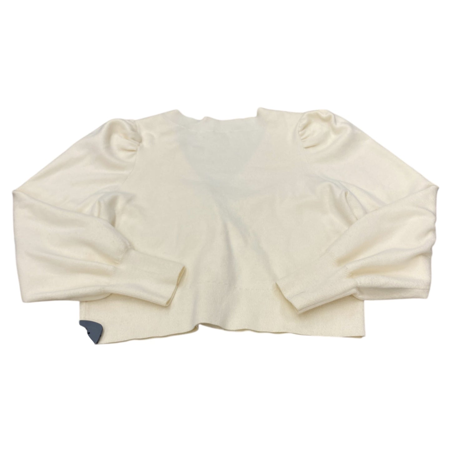 Sweater Cardigan By Express In Cream, Size:L