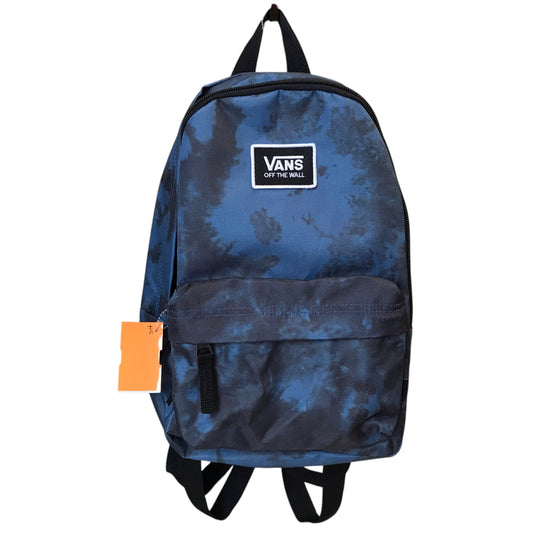 Backpack By Vans In Black & Blue, Size:Small