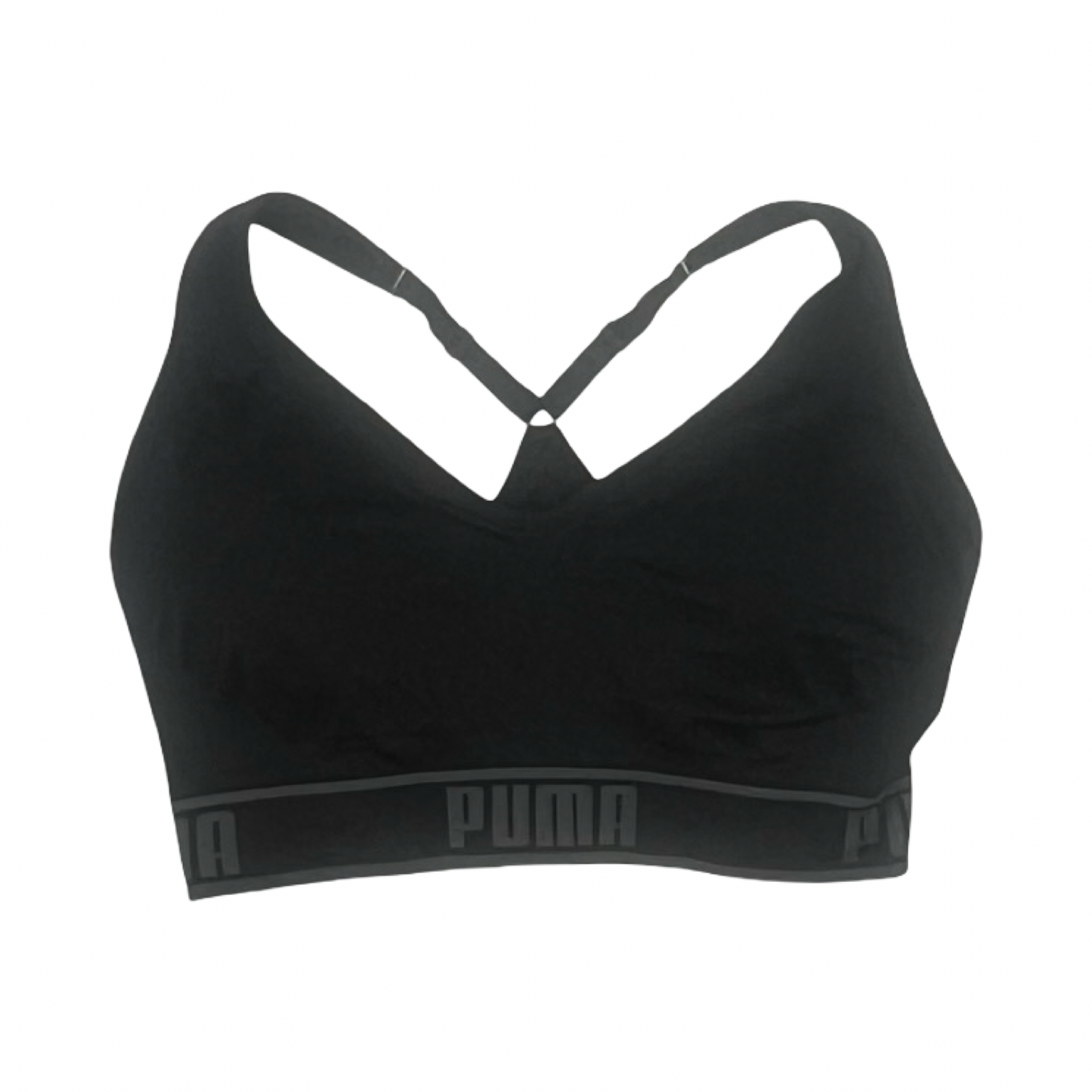 Athletic Bra By Puma In Black, Size:2X
