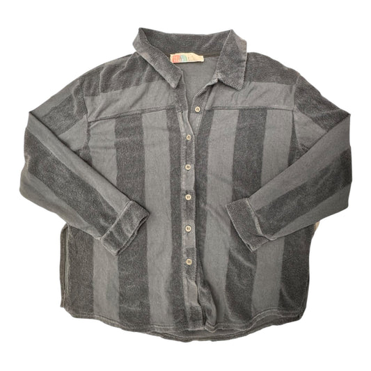 Sweater Cardigan By Free People In Navy, Size:S