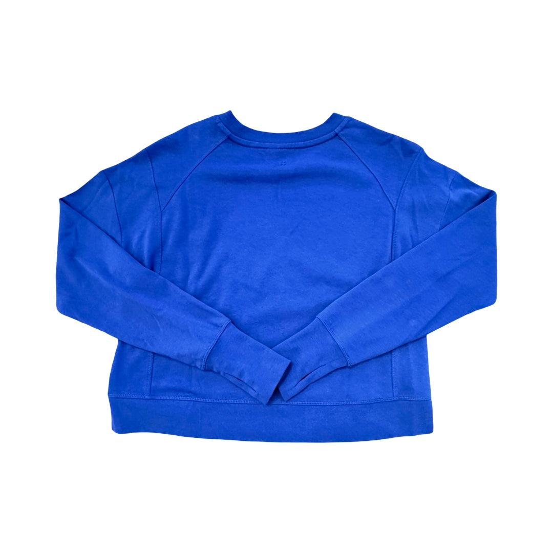 Athletic Top Ls Crewneck By Sweaty Betty In Blue, Size:4