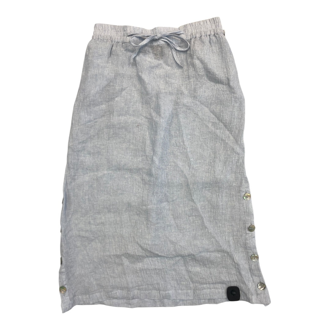 Skirt Maxi By Tahari By Arthur Levine In Blue, Size:L