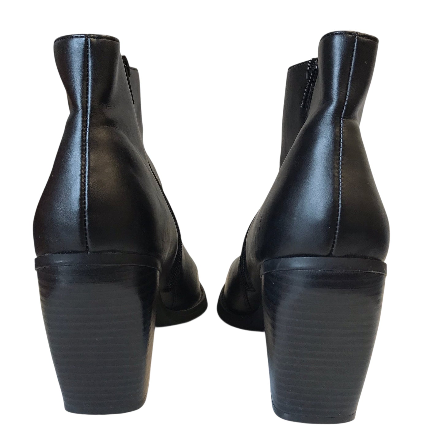 BOOTS ANKLE HEELS by MADDEN GIRL in BLACK, Size:9