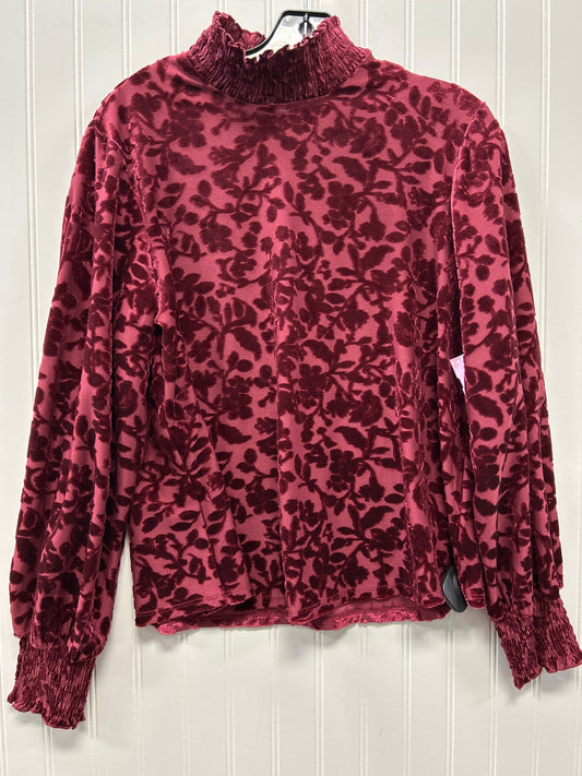 Top Ls By Maurices In Red, Size:L
