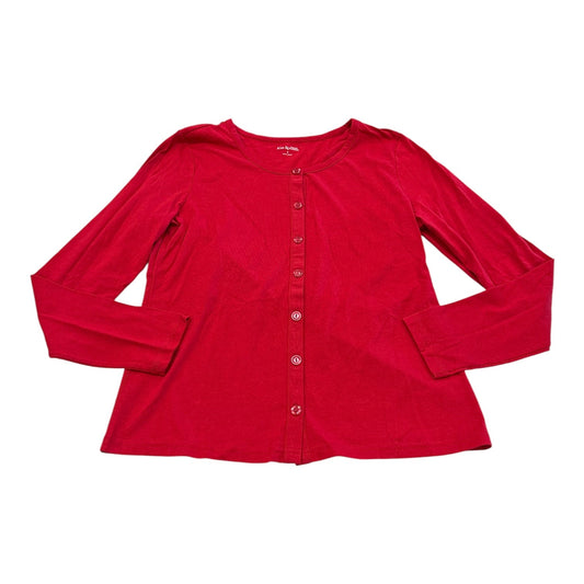 Cardigan By Kim Rogers In Red, Size:S