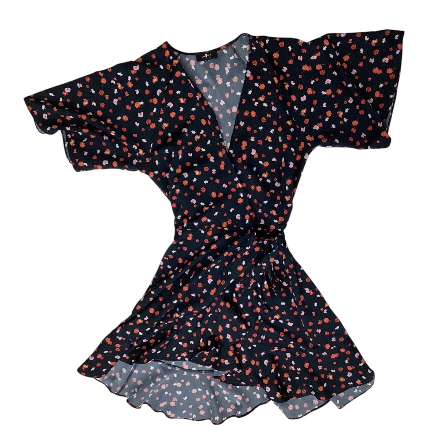 Dress Casual Midi By 7 For All Mankind In Floral Print, Size:M