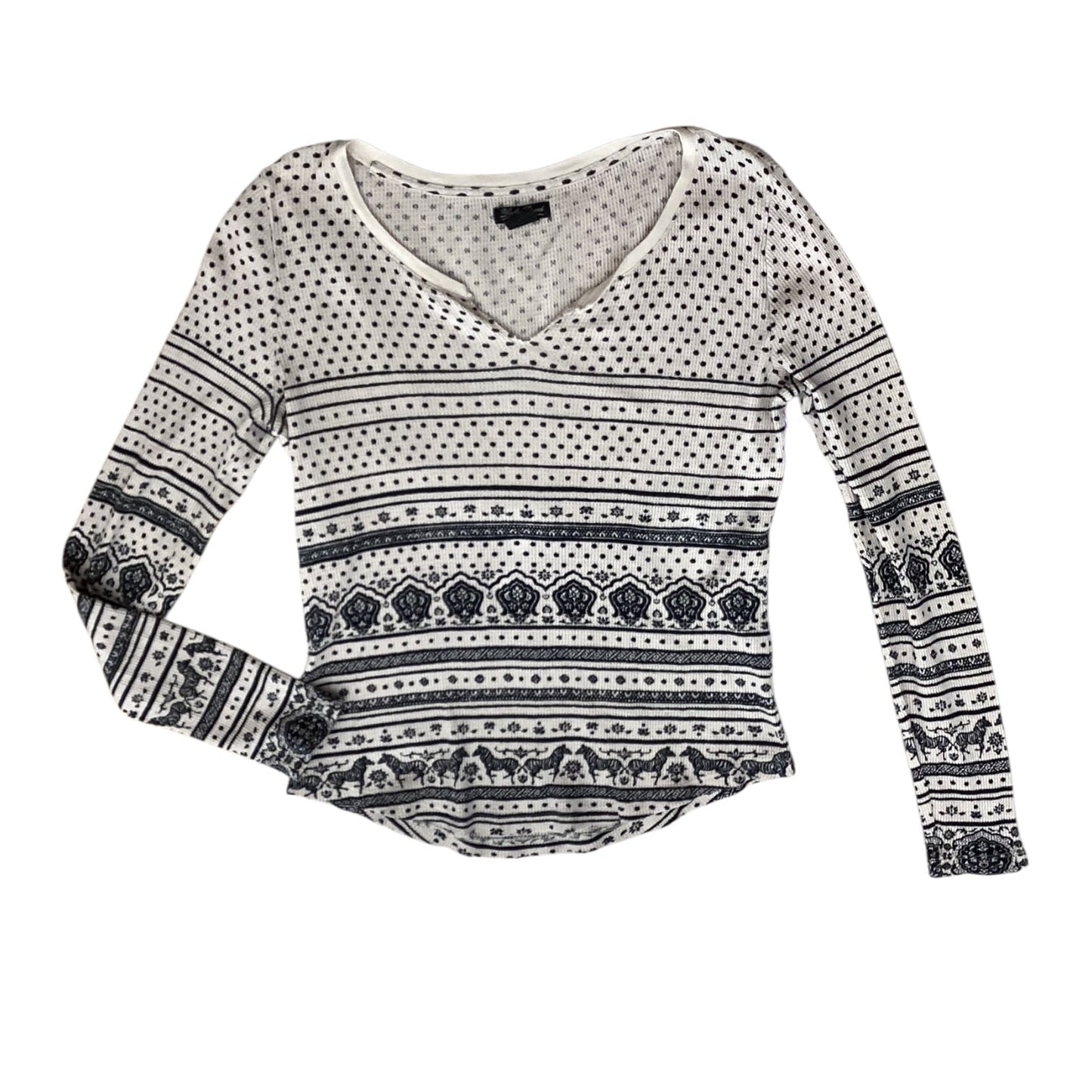 Top Ls By Lucky Brand In Cream, Size:Xl