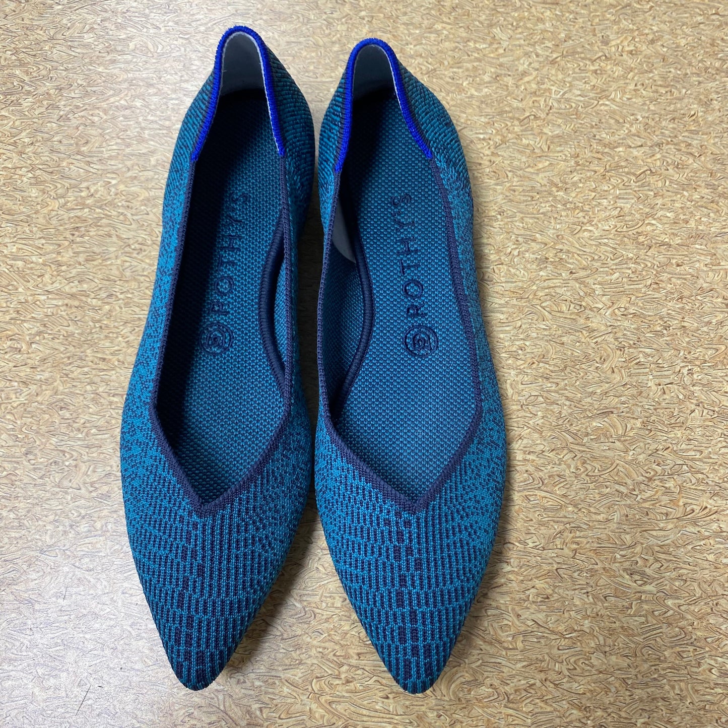Shoes Flats By Rothys In Green, Size:8.5