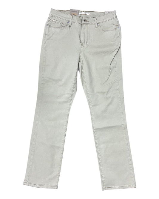 Jeans Straight By Levis In Tan, Size:8P
