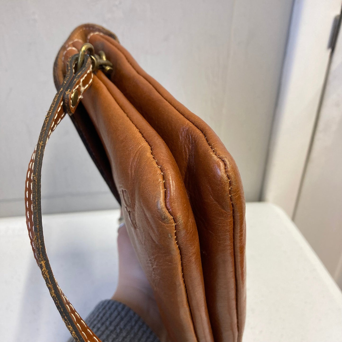 Crossbody Designer By Patricia Nash In Brown, Size:Medium