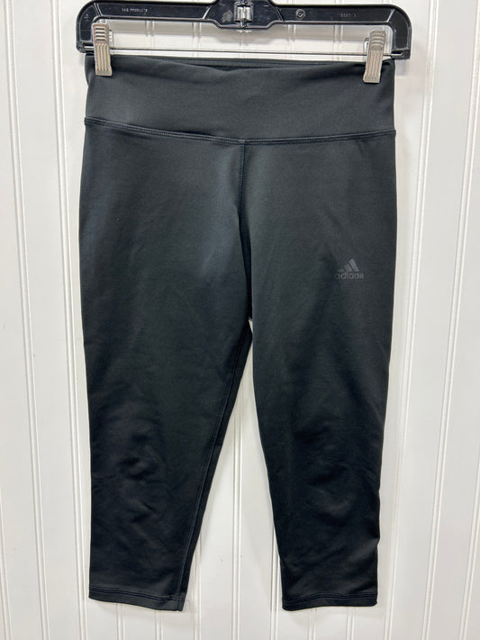 Athletic Leggings Capris By Adidas In Black, Size:Xs