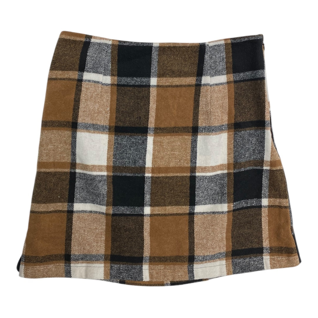 Skirt Mini & Short By Cupshe In Plaid Pattern, Size:M