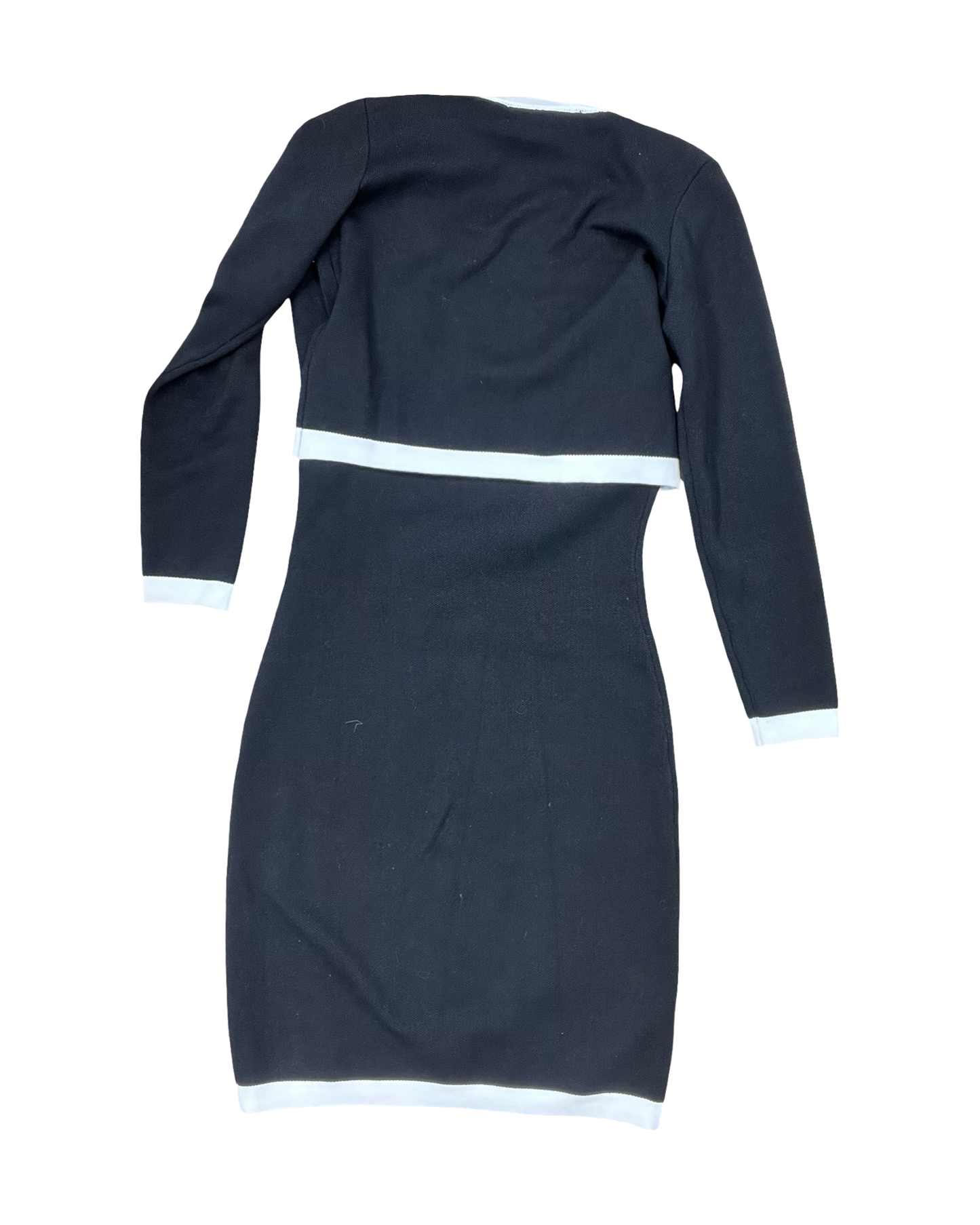 Dress Set 2Pc By Taylor In Black & Cream, Size:Xs
