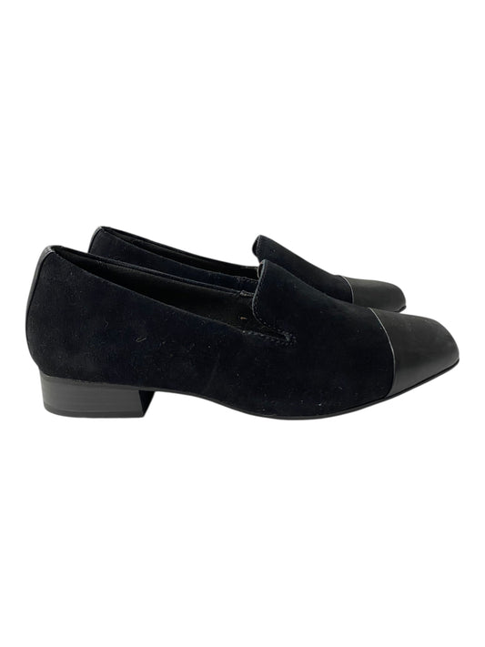 Shoes Flats By Clarks In Black, Size:7.5