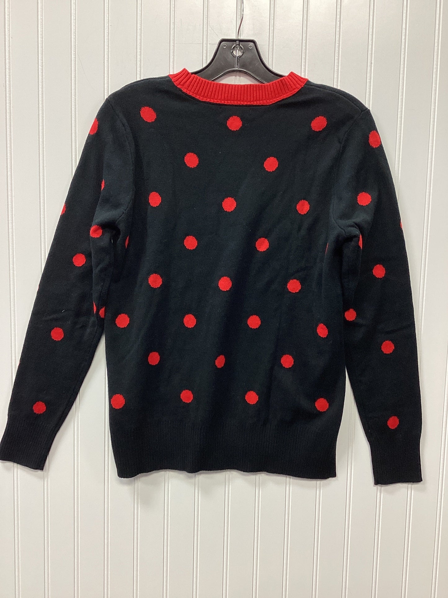 Top Ls By Charter Club In Black & Red, Size:S