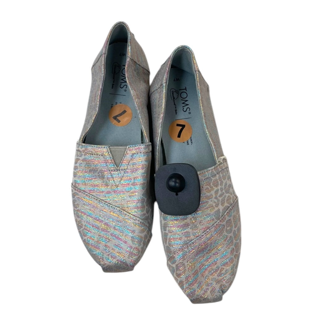 Shoes Flats By Toms In Multi, Size:7