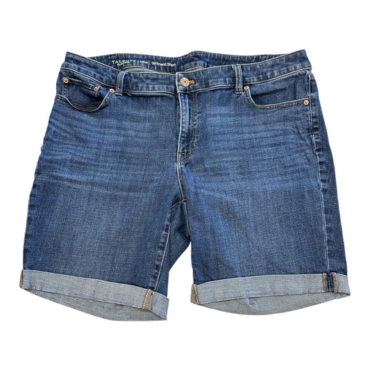 Shorts By Talbots In Blue Denim, Size:16