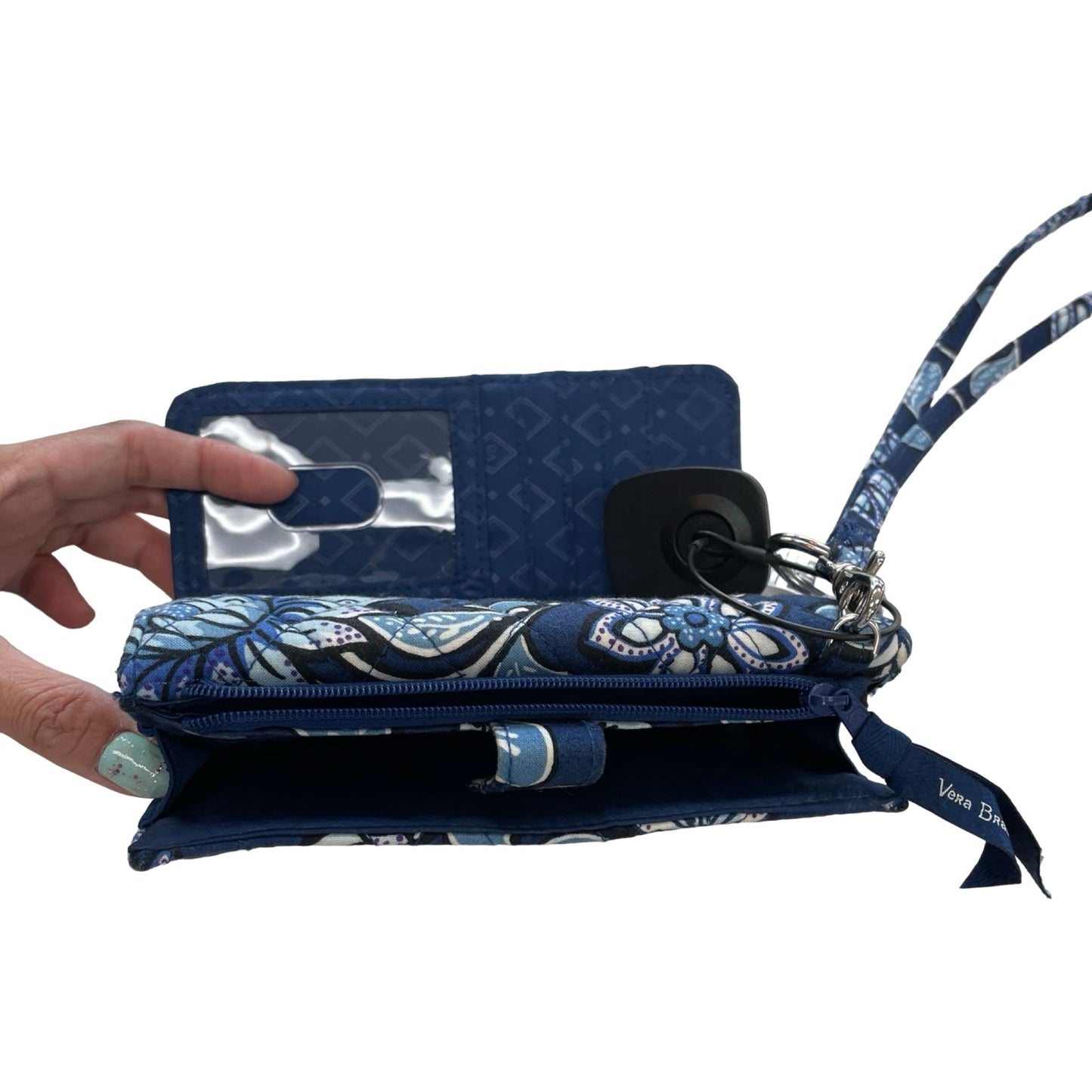 Handbag By Vera Bradley In Blue, Size:Small