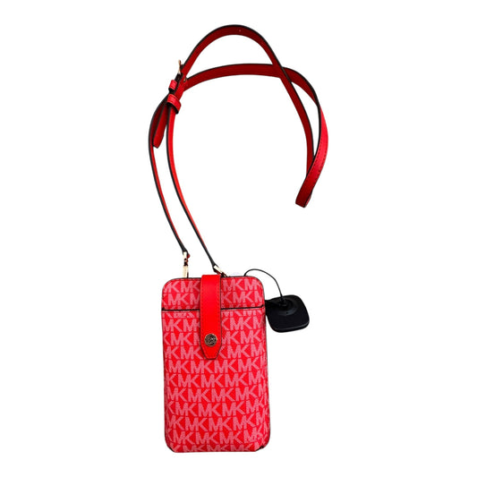 Handbag Designer By Michael Kors In Red, Size:Small