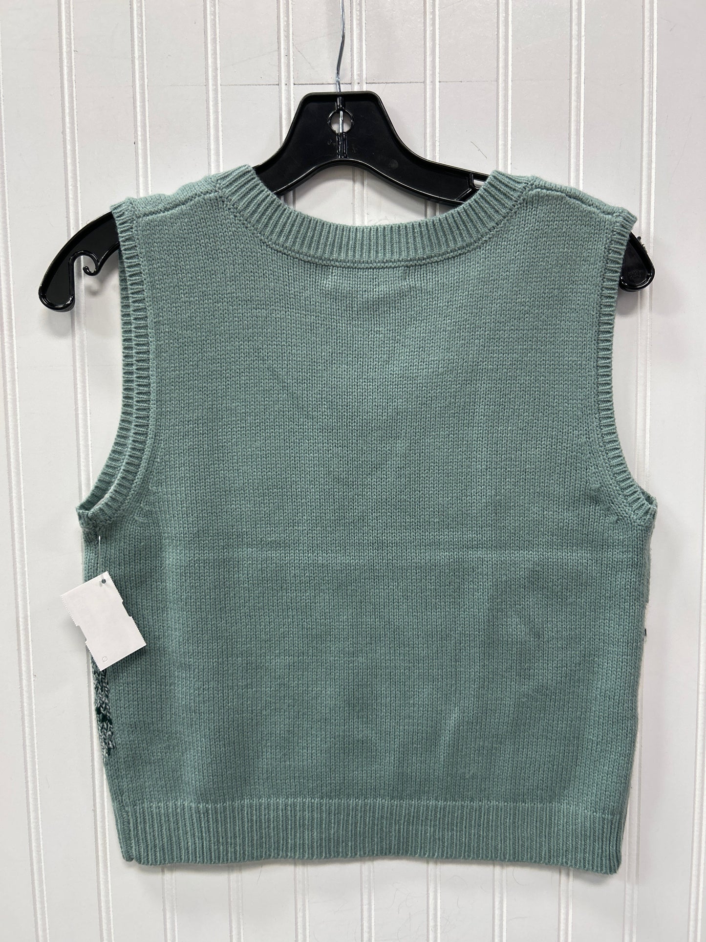 Vest Sweater By Moon And Madison In Blue, Size:S