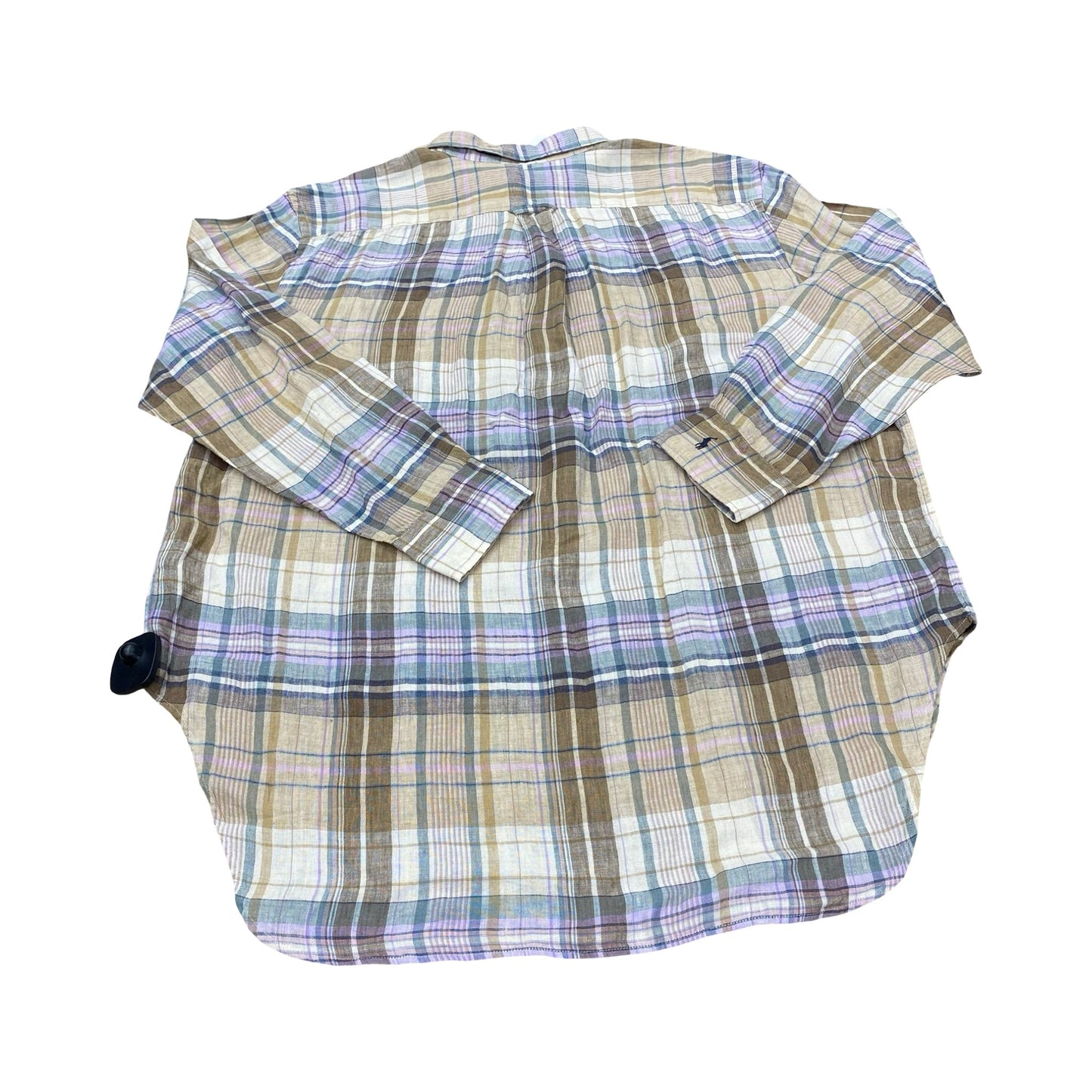 Top Ls By Polo Ralph Lauren In Plaid Pattern, Size:L