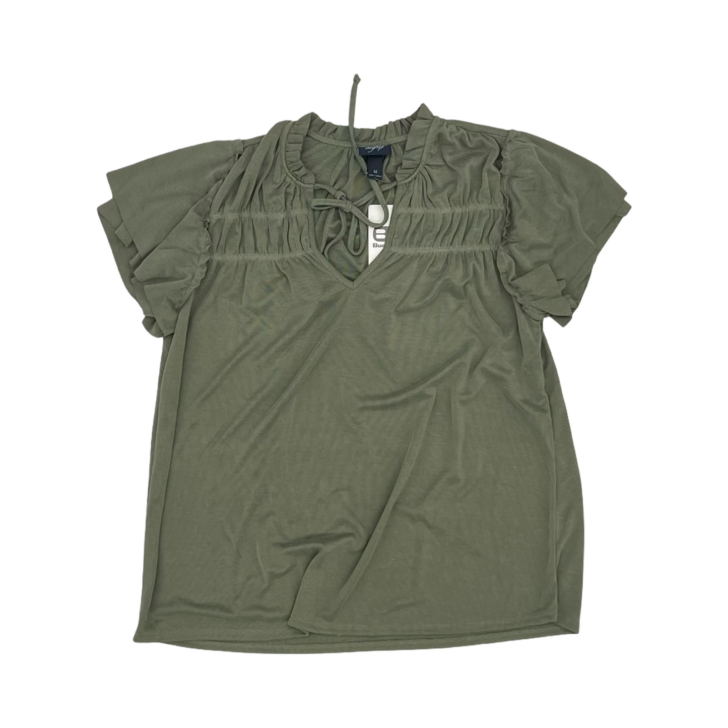 Blouse Ss By Daytrip In Green, Size:M