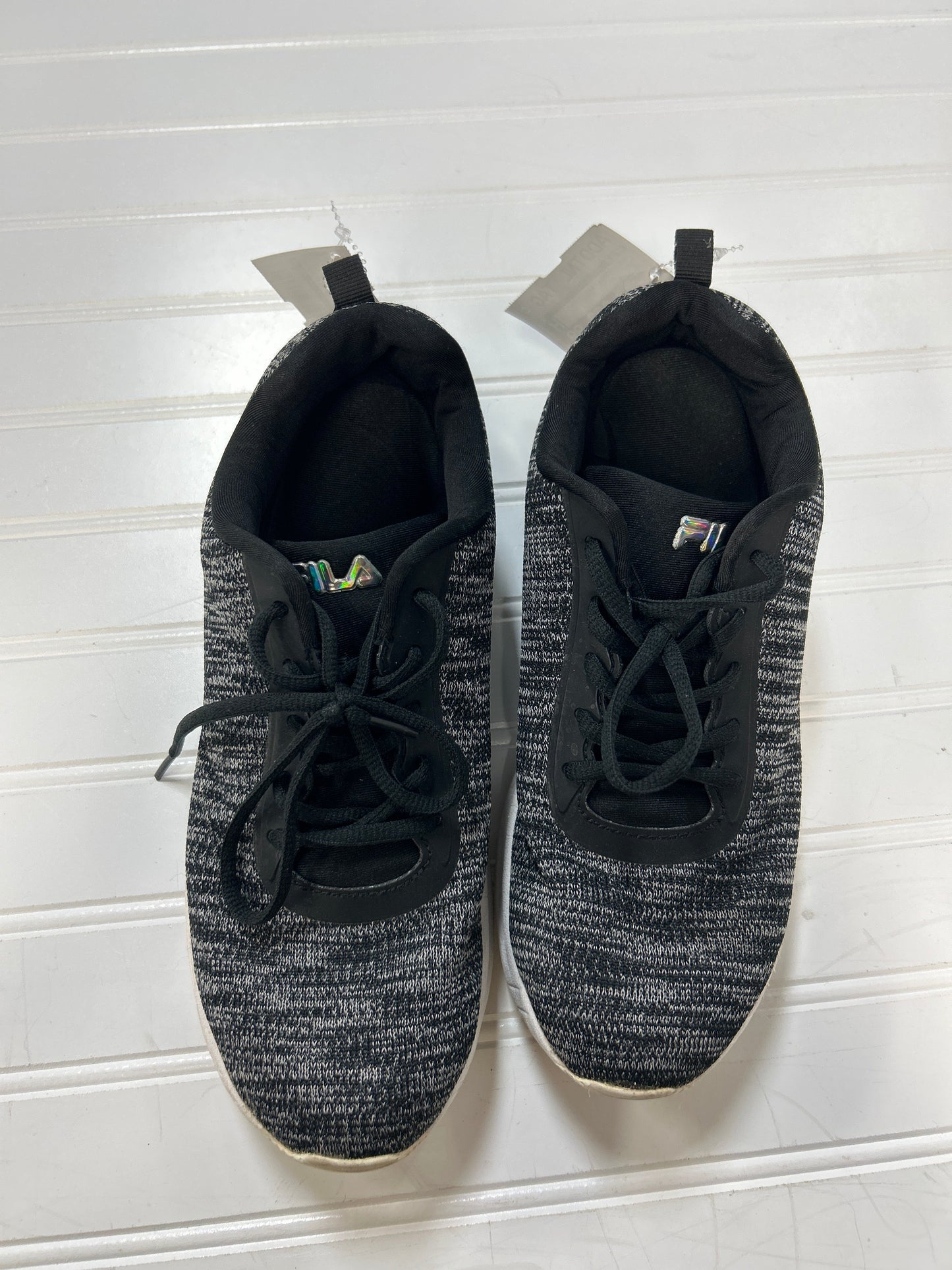 Shoes Athletic By Fila In Black, Size:10