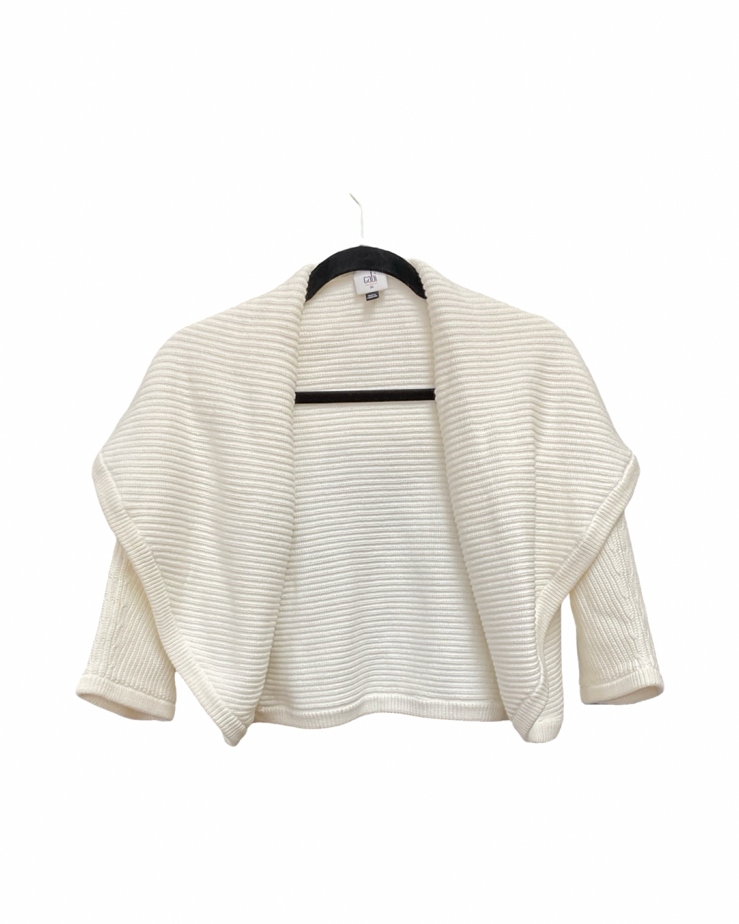 Sweater Cardigan By Cabi In Cream, Size:M