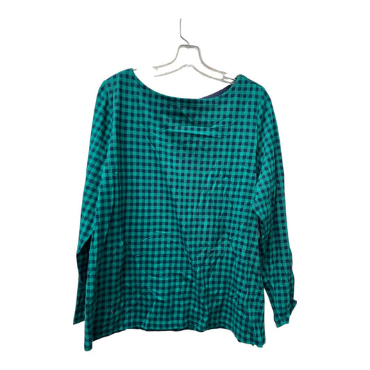 Top Ls By Talbots In Blue, Size:2X