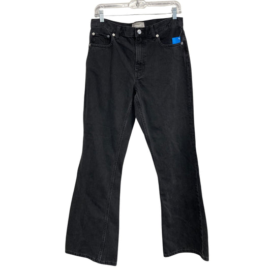Jeans Boot Cut By Everlane In Black Denim, Size:8