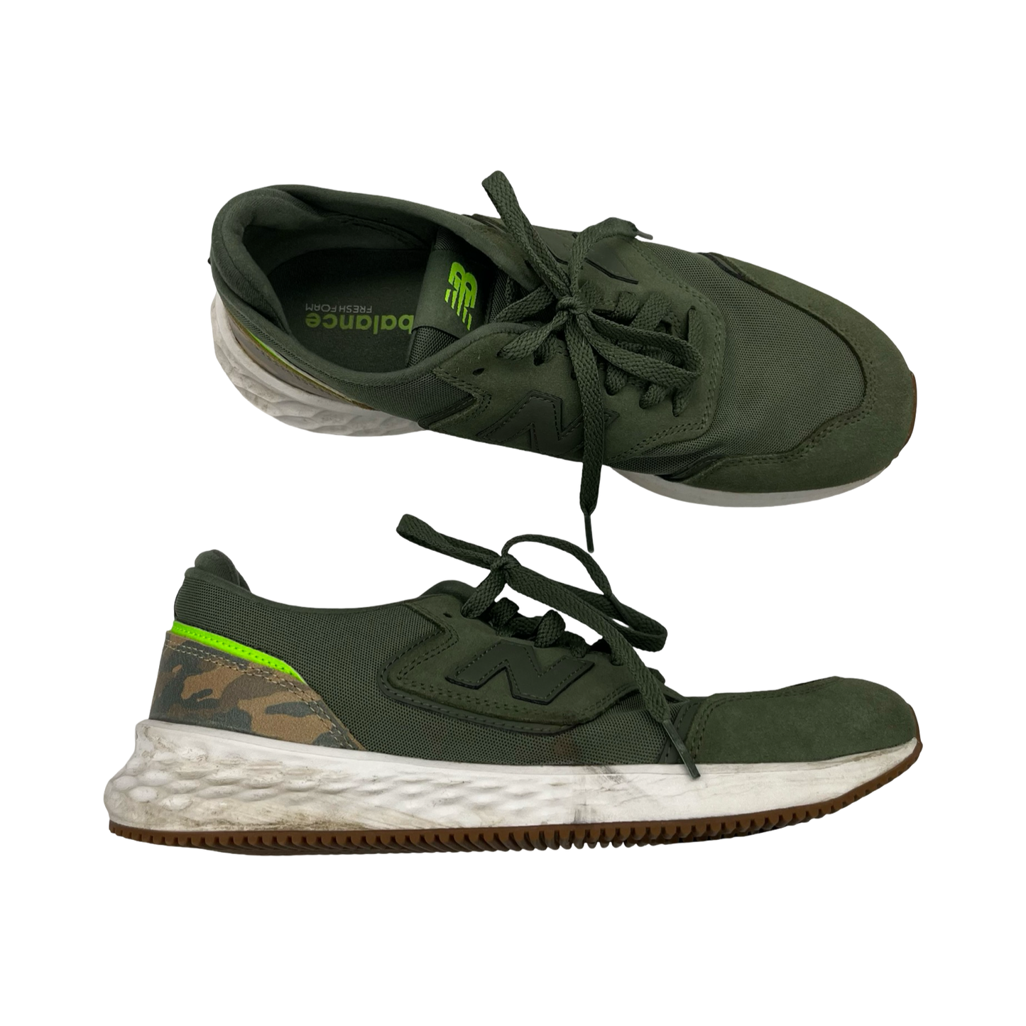 Shoes Athletic By New Balance In Green, Size:9.5