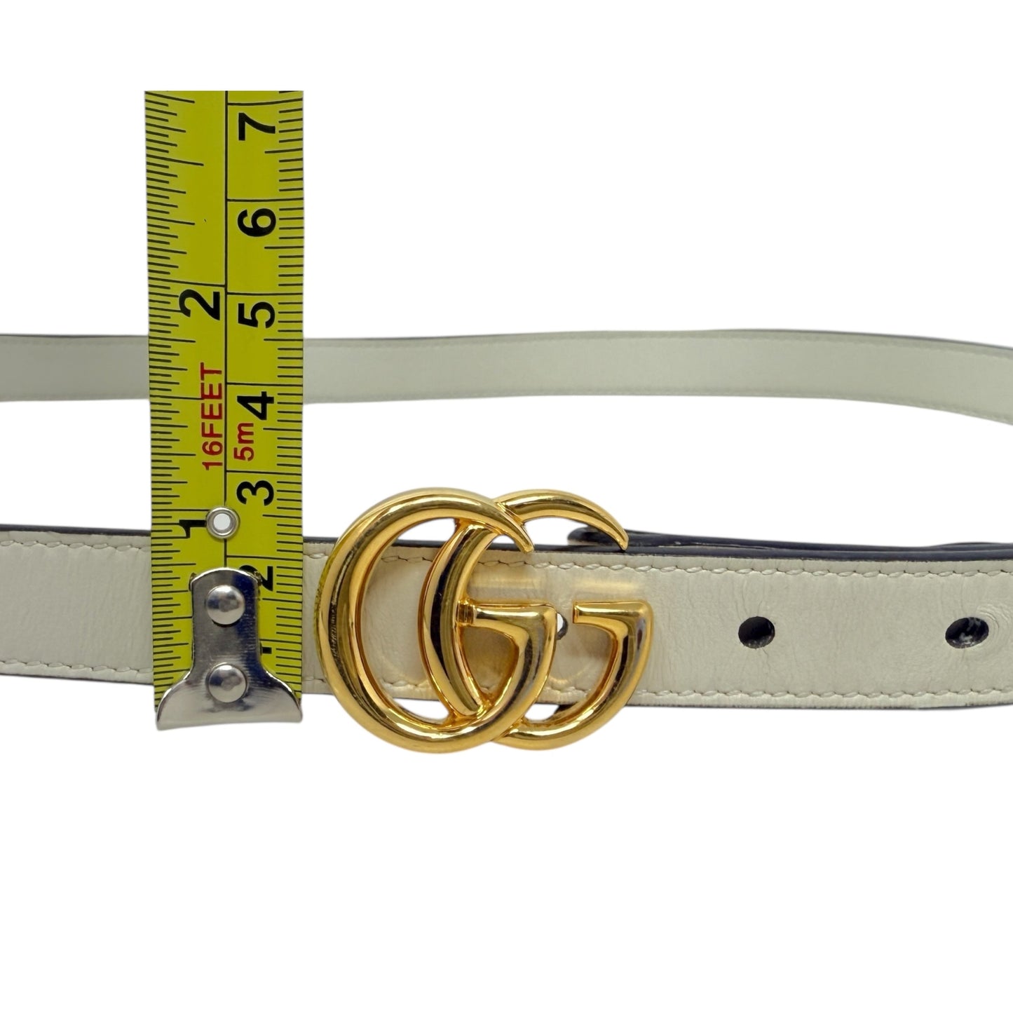 GG Marmont Thin Belt Luxury Designer By Gucci Size: Gucci 105, 42”