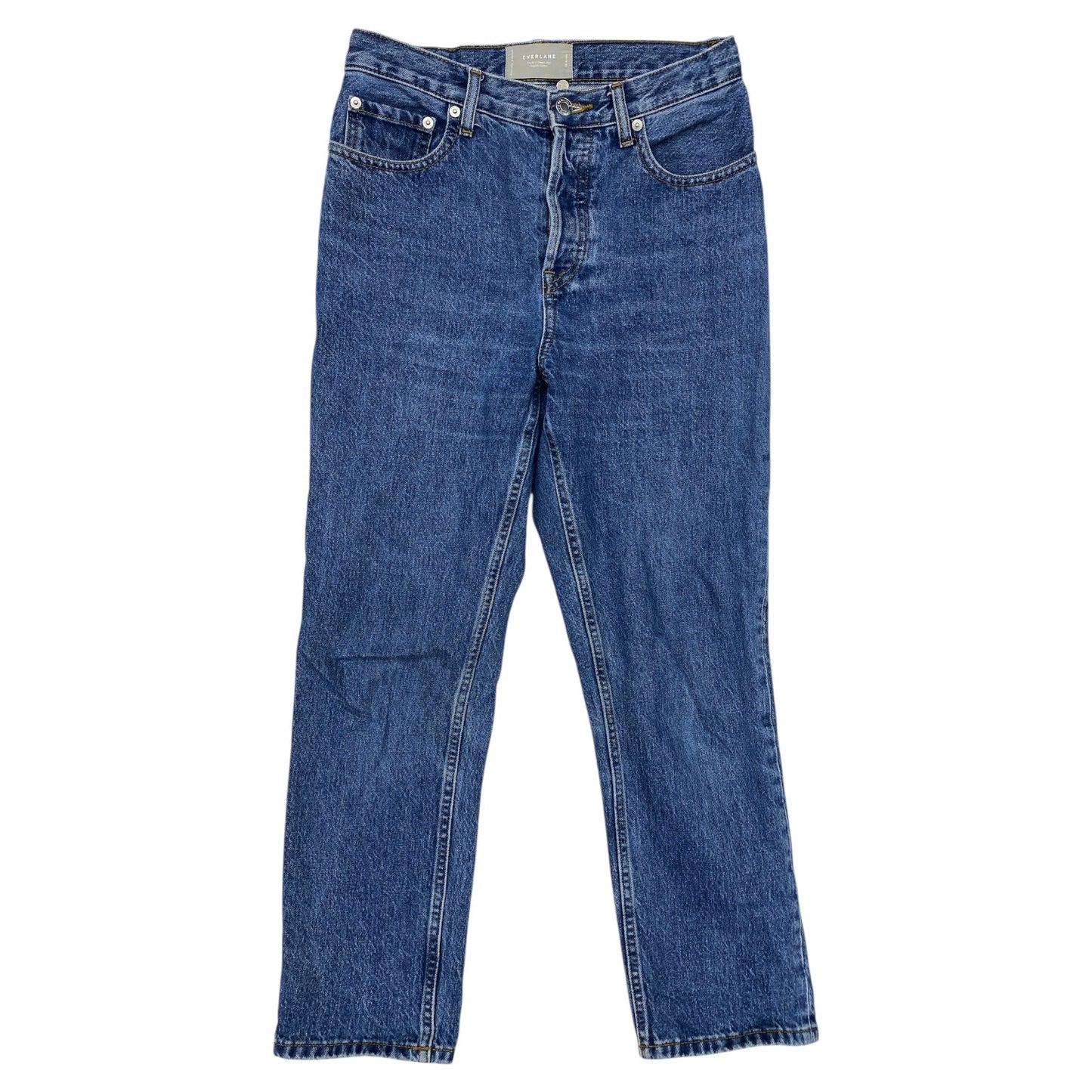 Jeans Straight By Everlane In Blue, Size:2