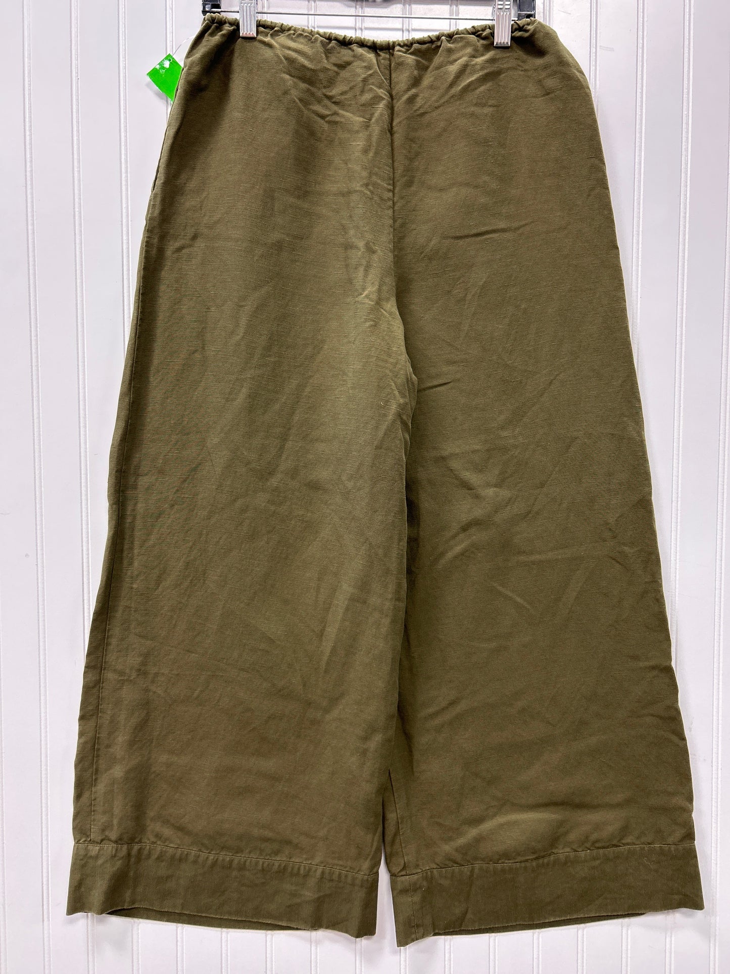 Pants Linen By Cmc In Green, Size:M