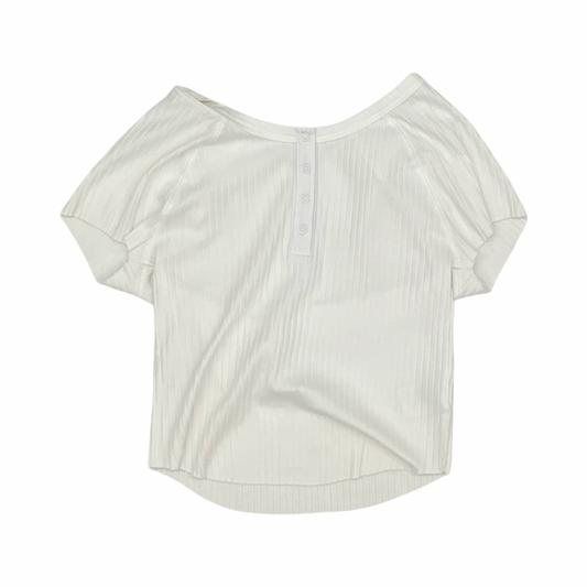Top Ss By American Eagle In Cream, Size:L